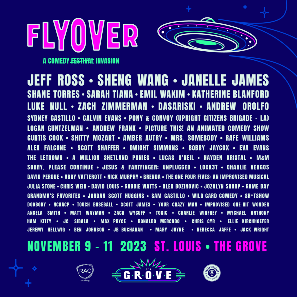 Flyover Comedy Festival Announces Incredible Lineup for 2023
