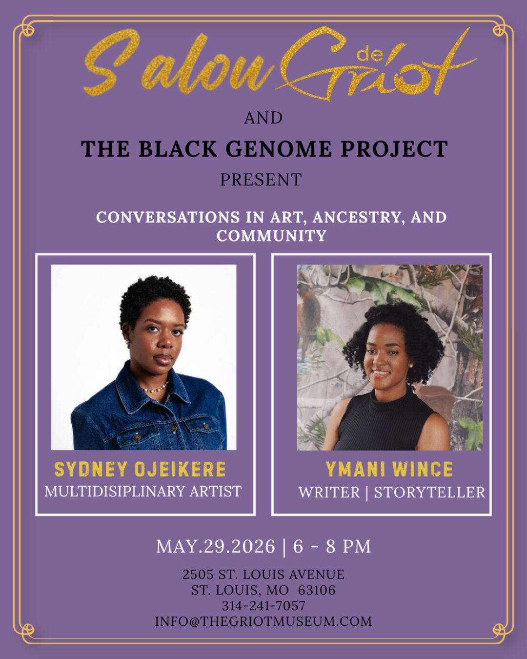 Salon de Griot: Conversations in Art, Ancestry, and Community