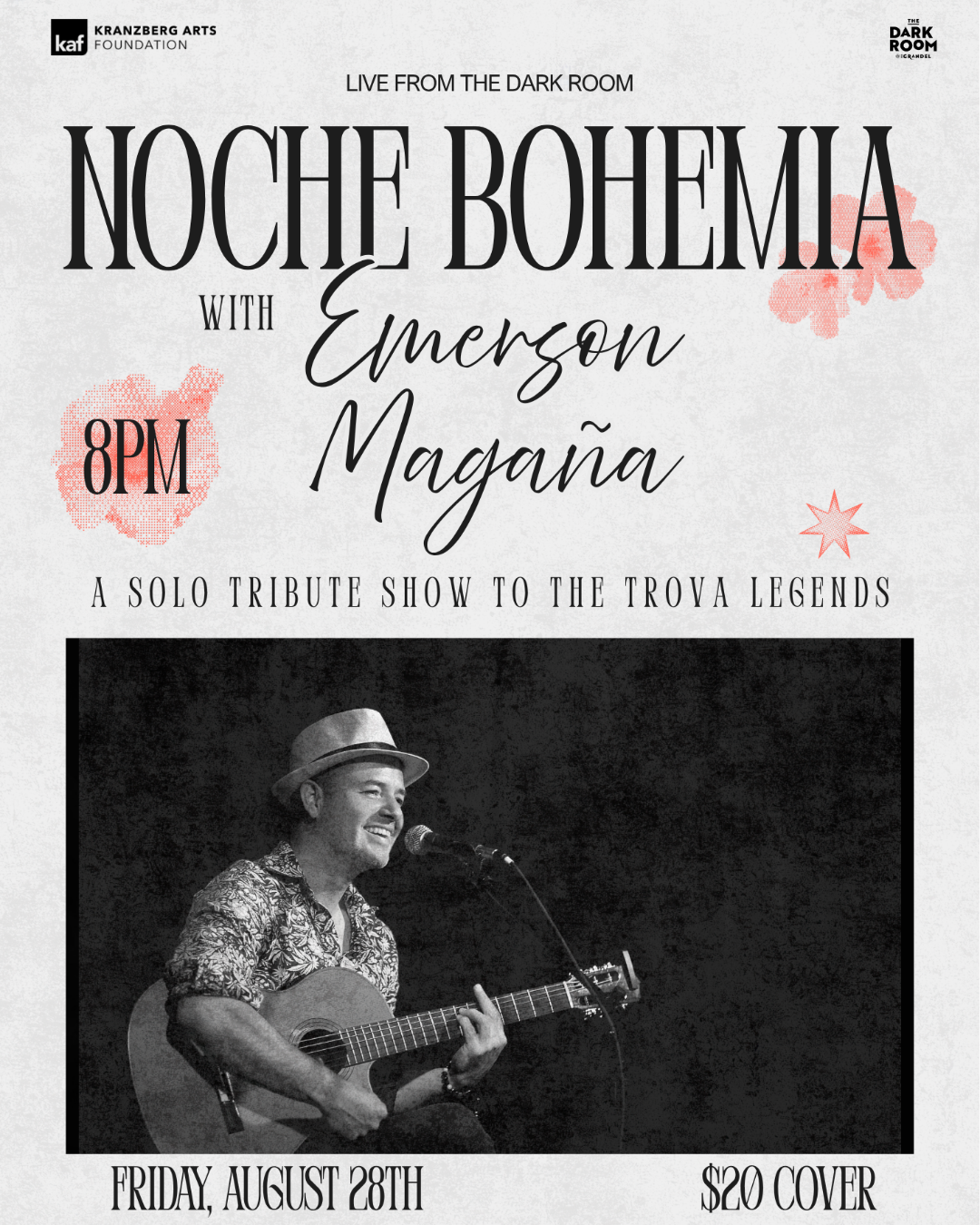 Noche Bohemia w/ Emerson Magaña: Live at the Dark Room