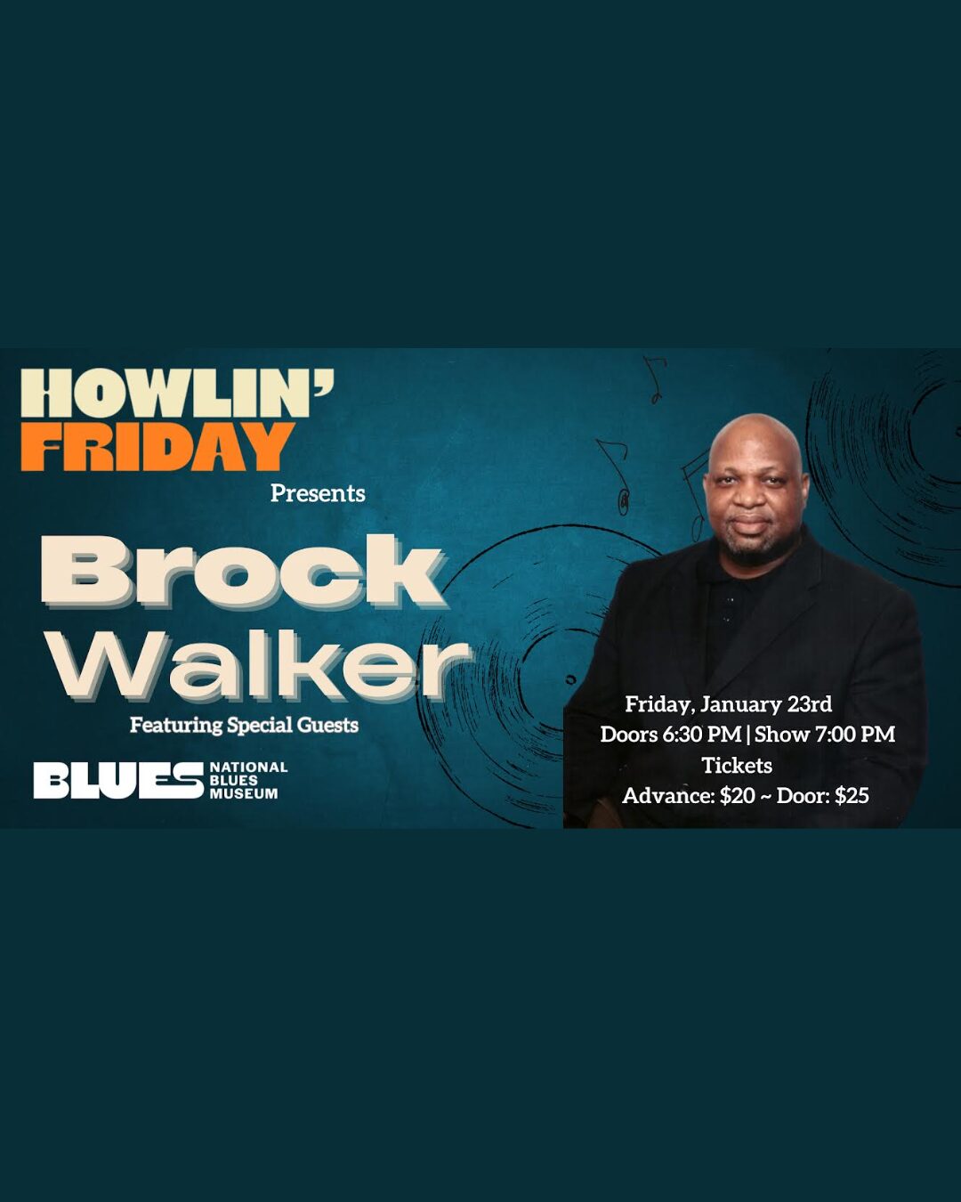 National Blues Museum: Howlin’ Friday: Brock Walker