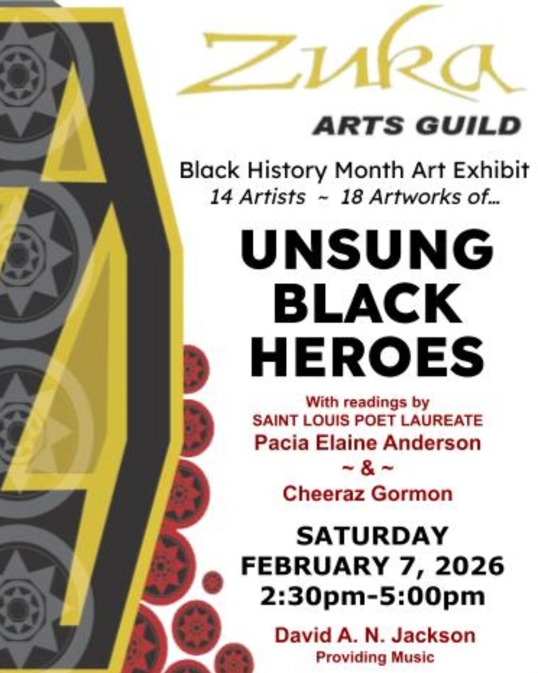 Zuka Arts Guild: Unsung Black Heroes
