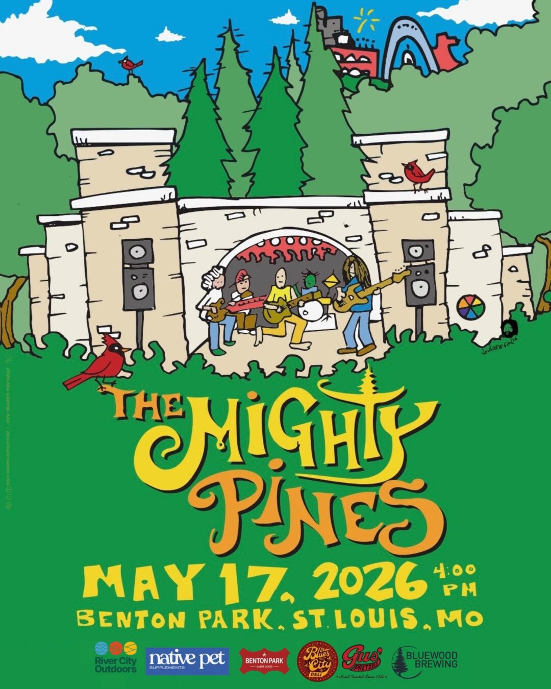 Benton Park Concert: The Mighty Pines